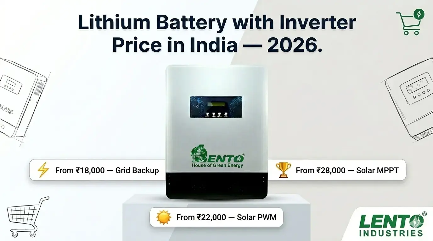 Lithium Battery with Inverter Price in India